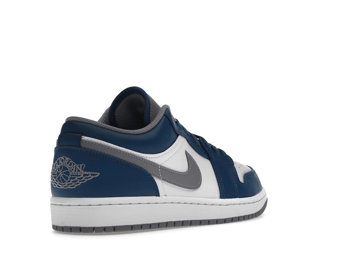 Vue 32 de Jordan 1 Low True Blue