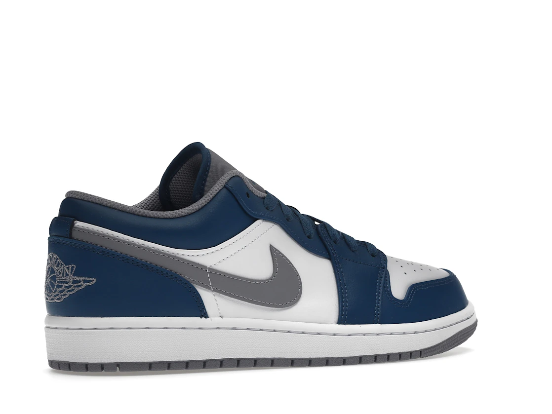 Vue 34 de Jordan 1 Low True Blue