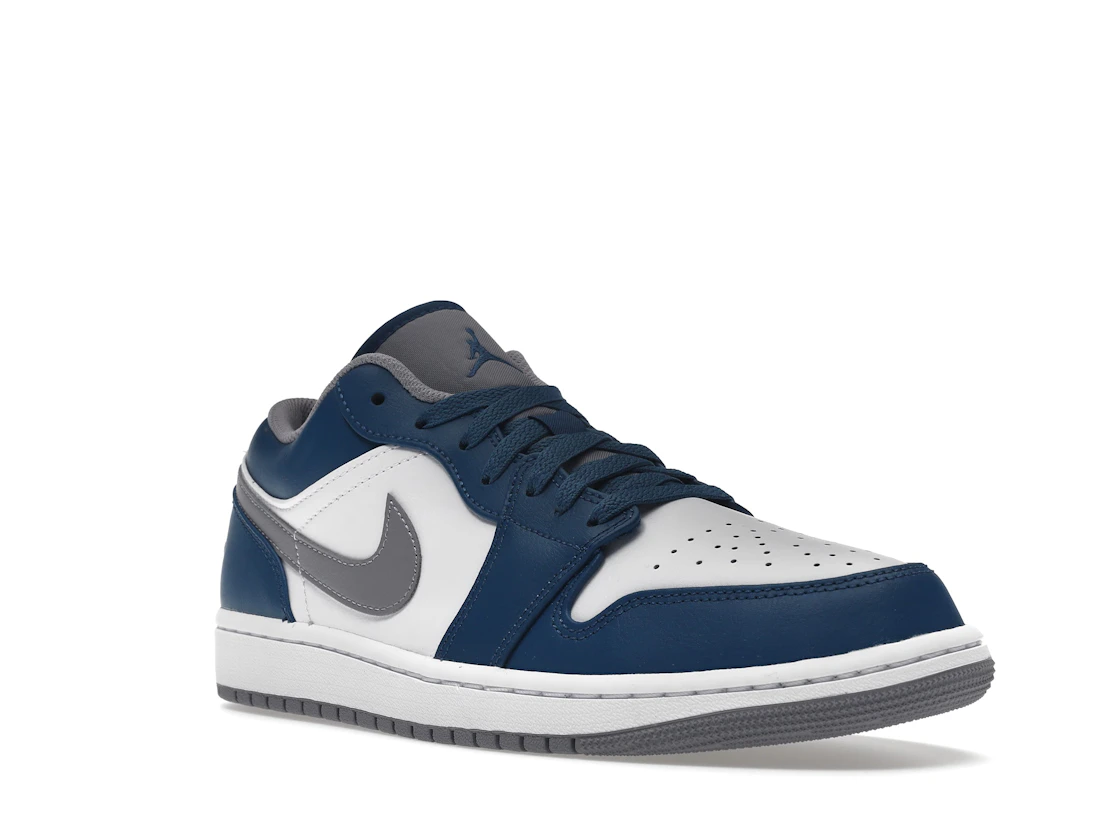 Vue 6 de Jordan 1 Low True Blue