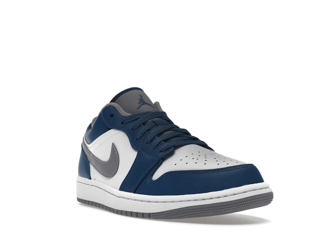 Vue 7 de Jordan 1 Low True Blue