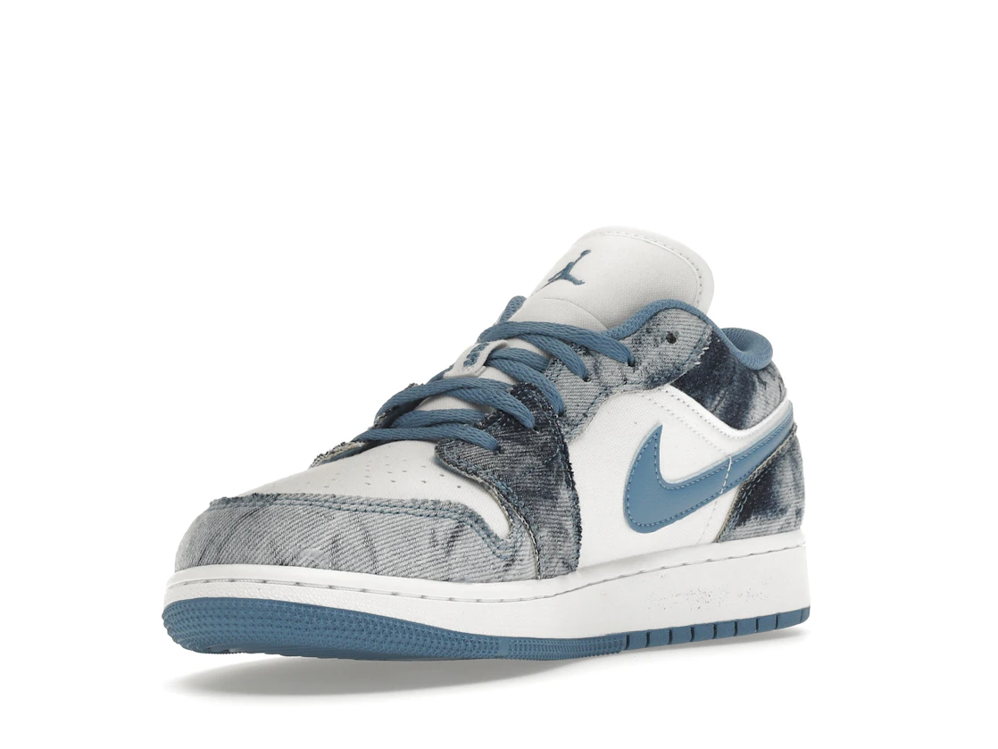 Vue 14 de Jordan 1 Low Washed Denim (GS)