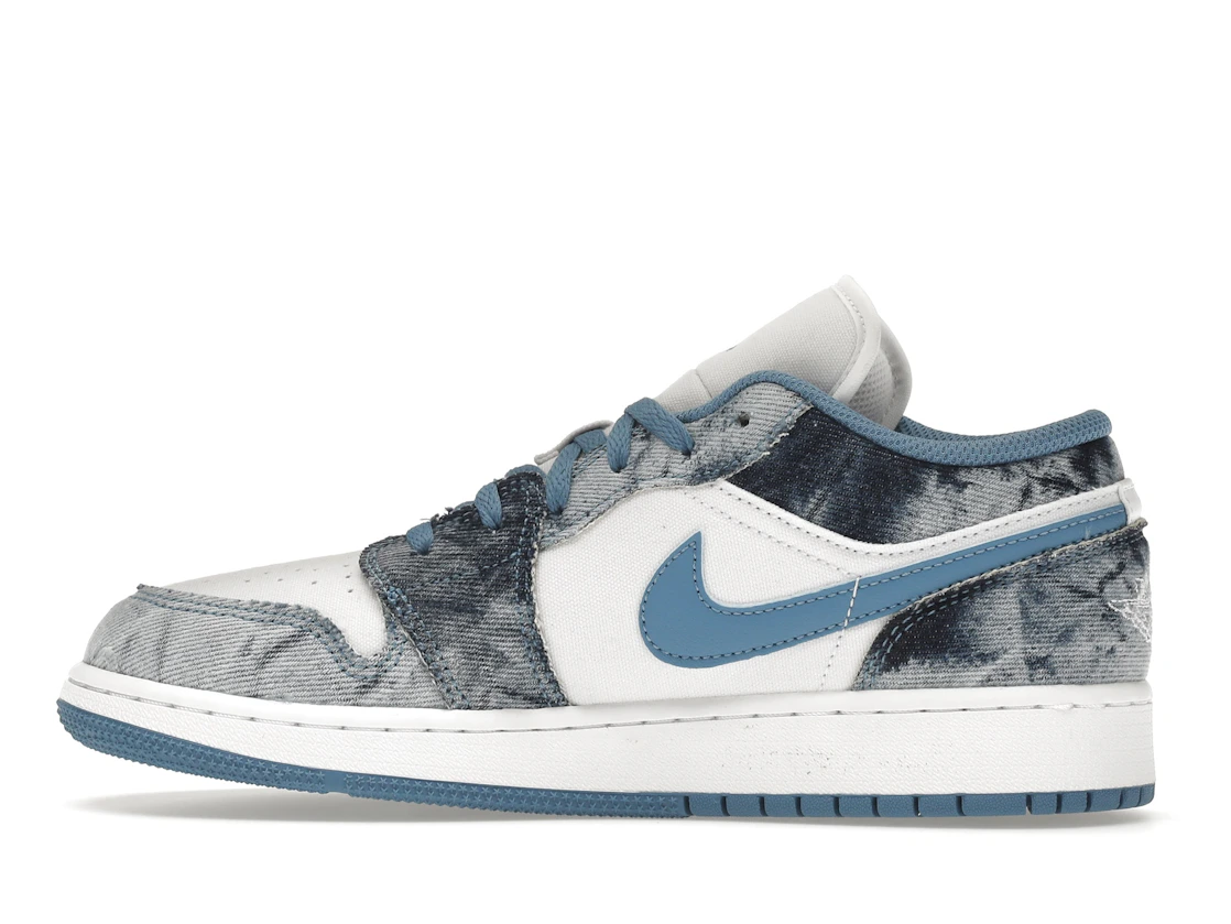 Vue 20 de Jordan 1 Low Washed Denim (GS)