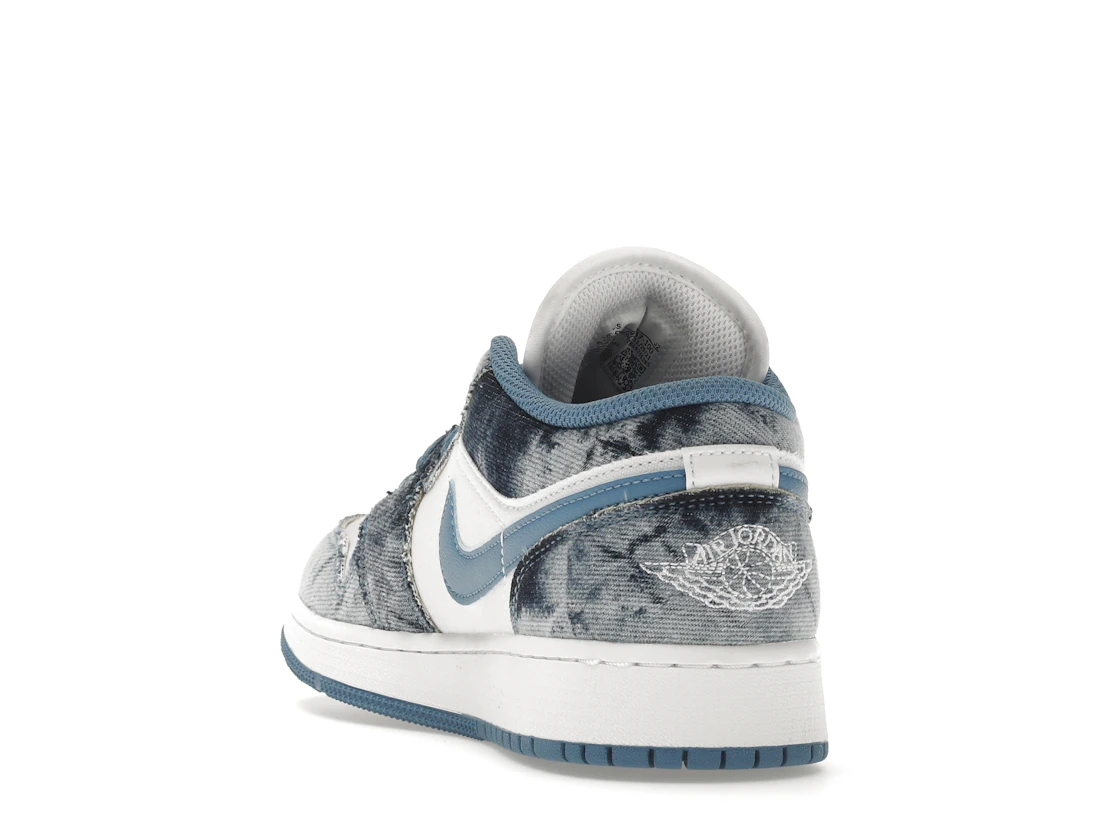 Vue 26 de Jordan 1 Low Washed Denim (GS)
