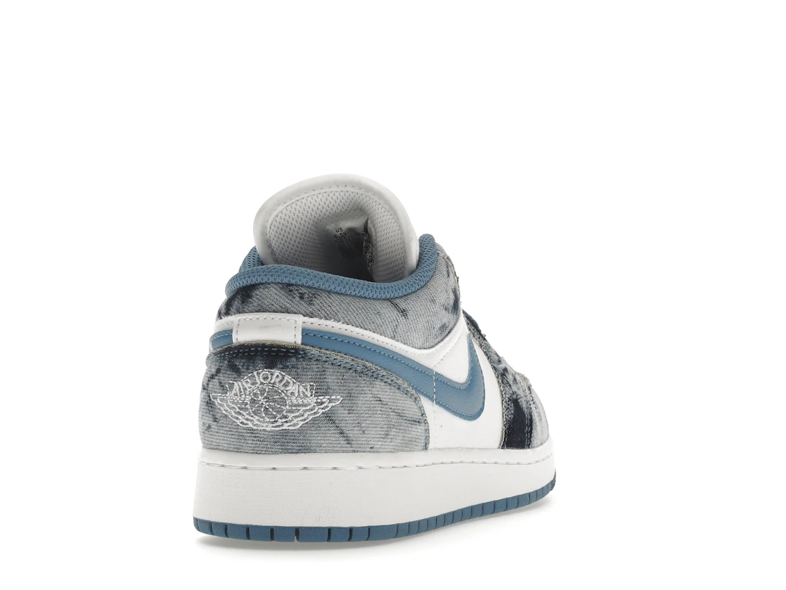 Vue 30 de Jordan 1 Low Washed Denim (GS)