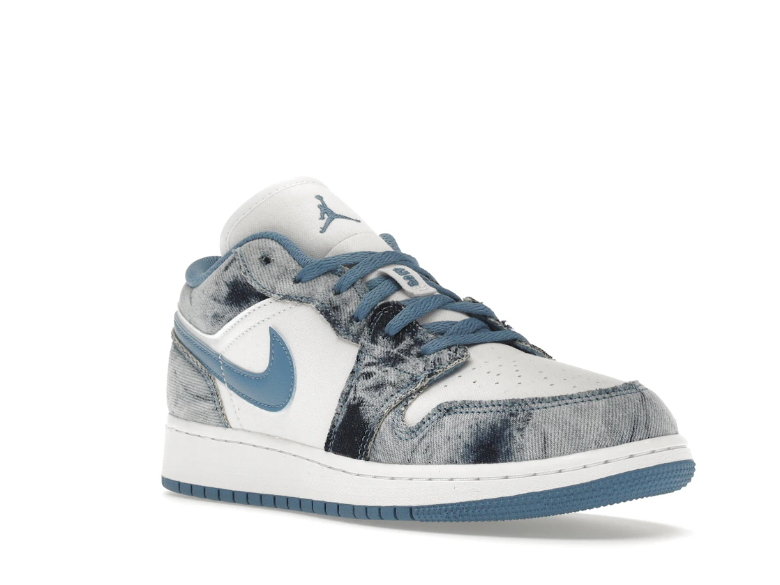 Vue 6 de Jordan 1 Low Washed Denim (GS)