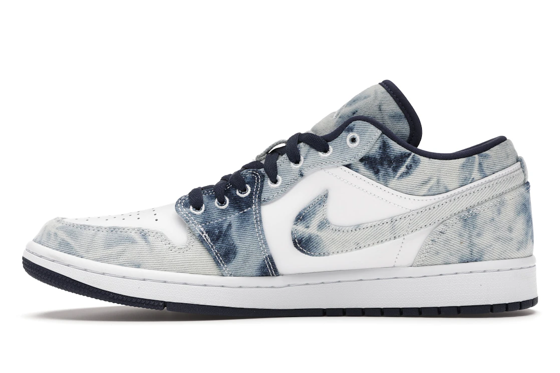Vue 19 de Jordan 1 Low Washed Denim