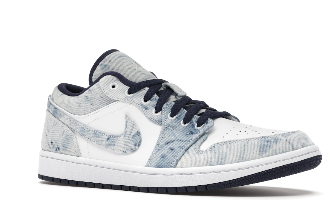 Vue 4 de Jordan 1 Low Washed Denim
