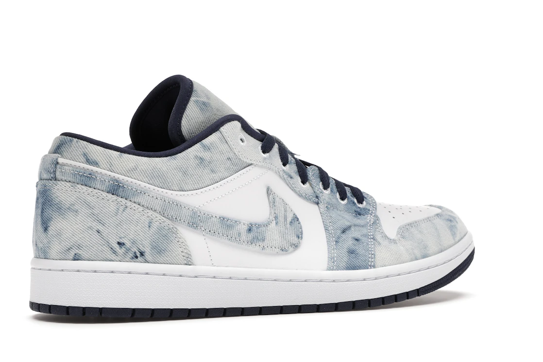 Vue 34 de Jordan 1 Low Washed Denim