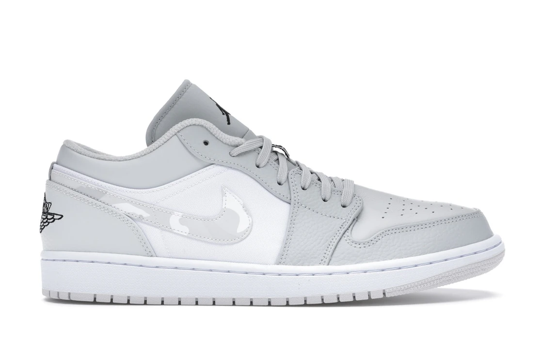 Vue 1 de Jordan 1 Low White Camo