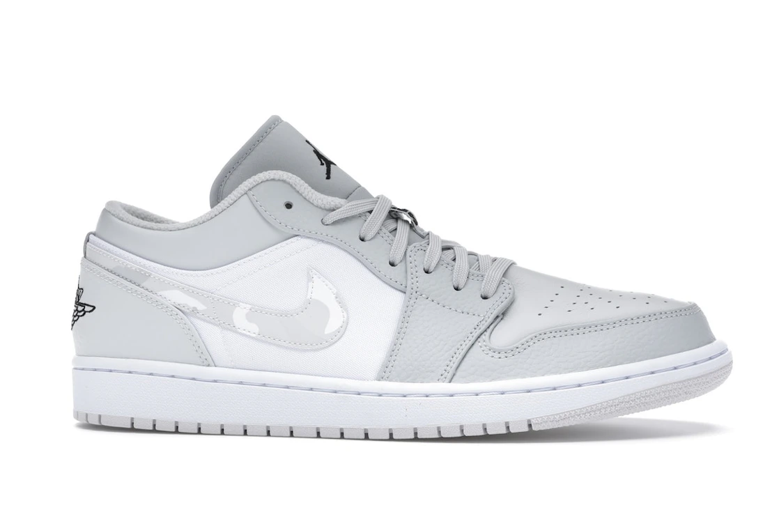 Vue 2 de Jordan 1 Low White Camo