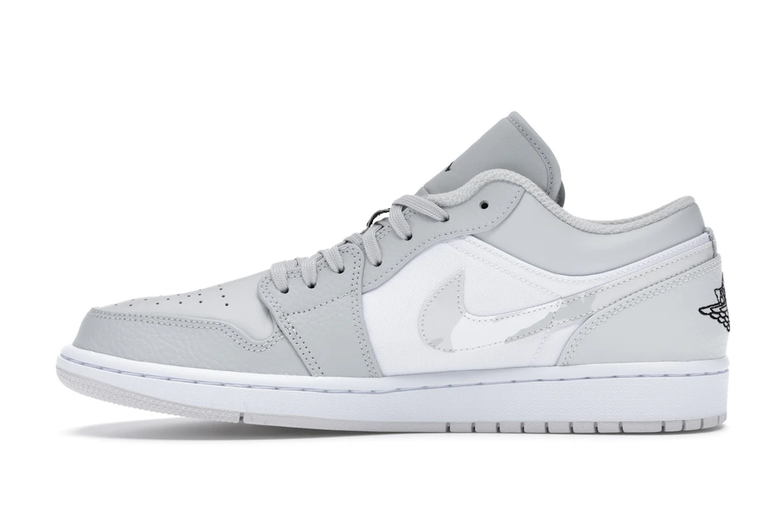 Vue 19 de Jordan 1 Low White Camo