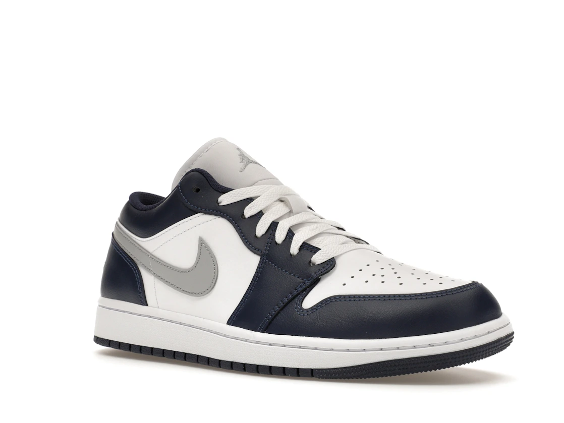 Vue 5 de Jordan 1 Low Wolf Grey Midnight Navy
