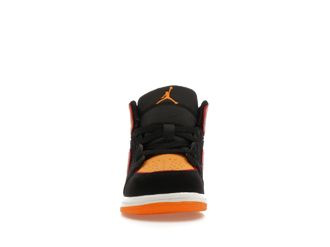 Vue 10 de Jordan 1 Mid SE Black Vivid Orange (TD)