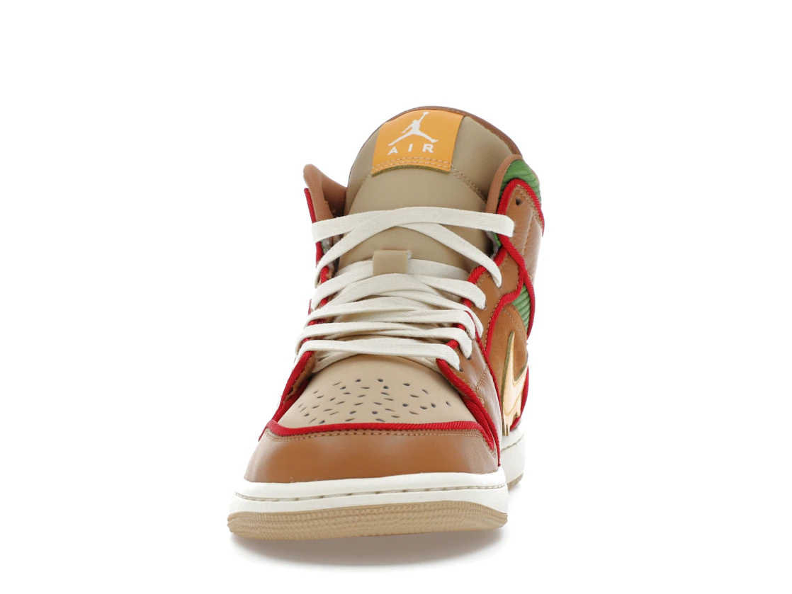 Vue 11 de Jordan 1 Mid SE Cheeseburger