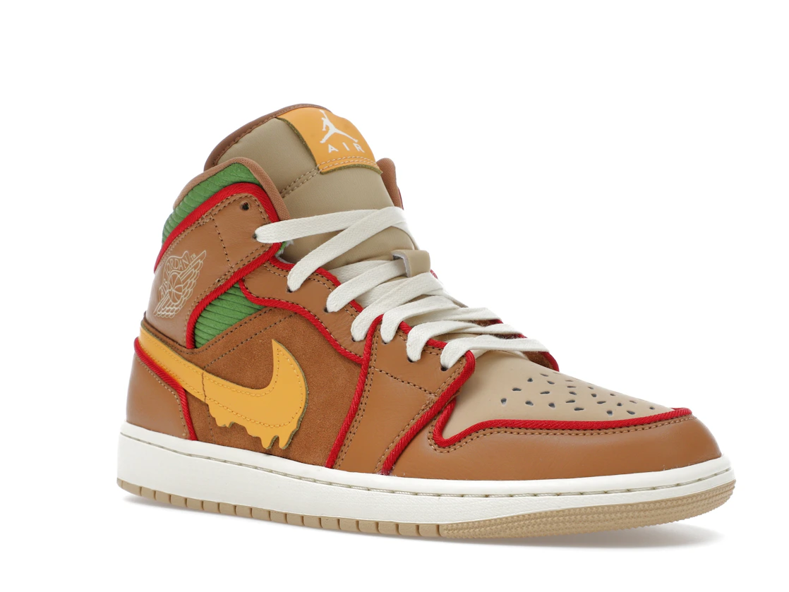 Vue 5 de Jordan 1 Mid SE Cheeseburger