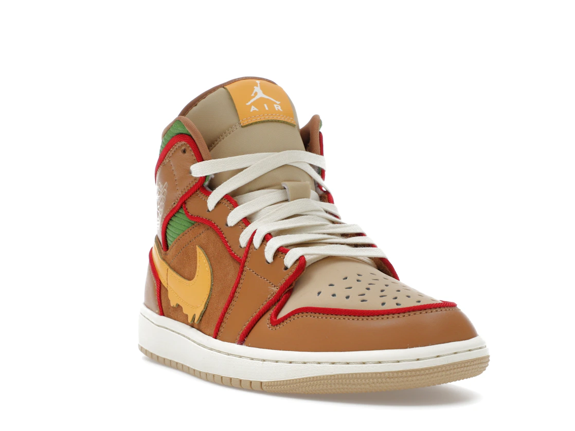 Vue 7 de Jordan 1 Mid SE Cheeseburger