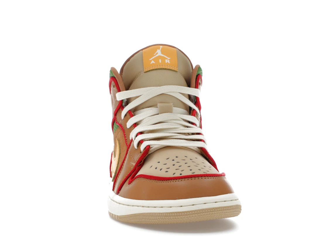 Vue 9 de Jordan 1 Mid SE Cheeseburger