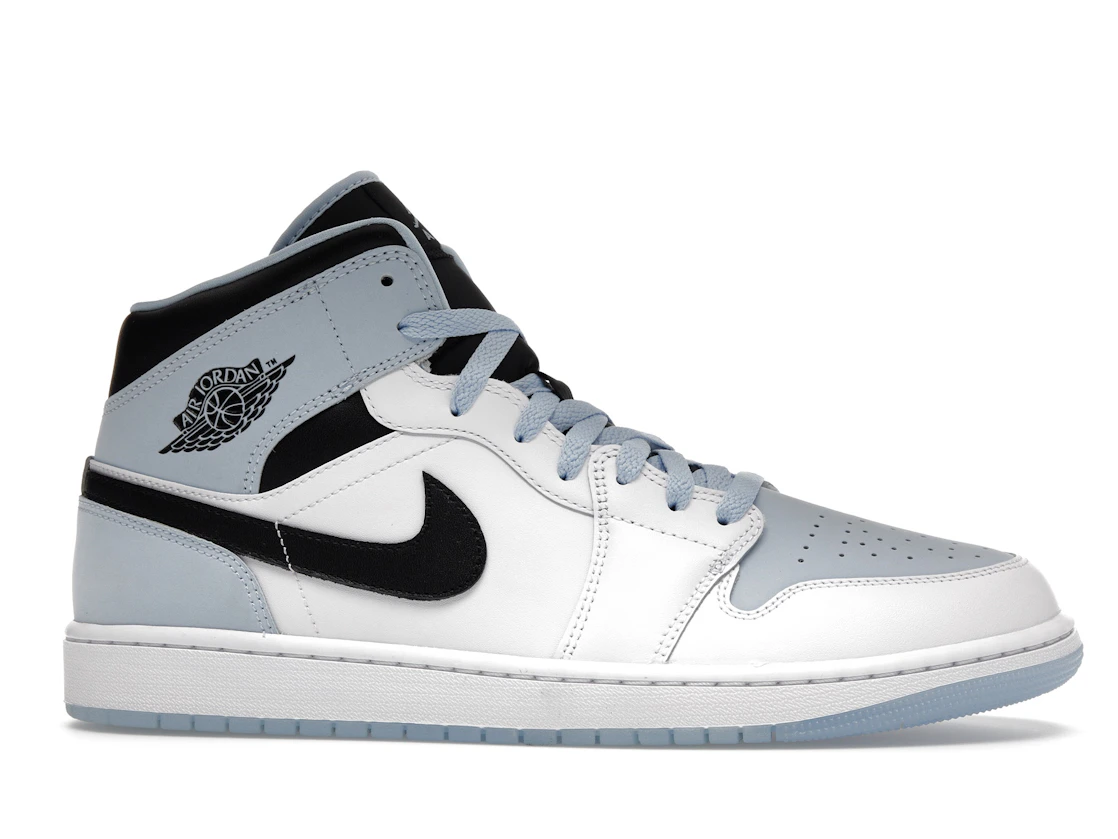 Vue 2 de Jordan 1 Mid SE Ice Blue (2023)