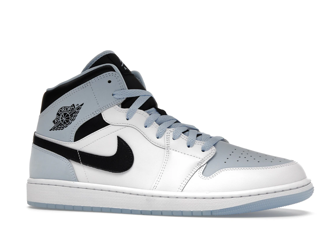 Vue 3 de Jordan 1 Mid SE Ice Blue (2023)