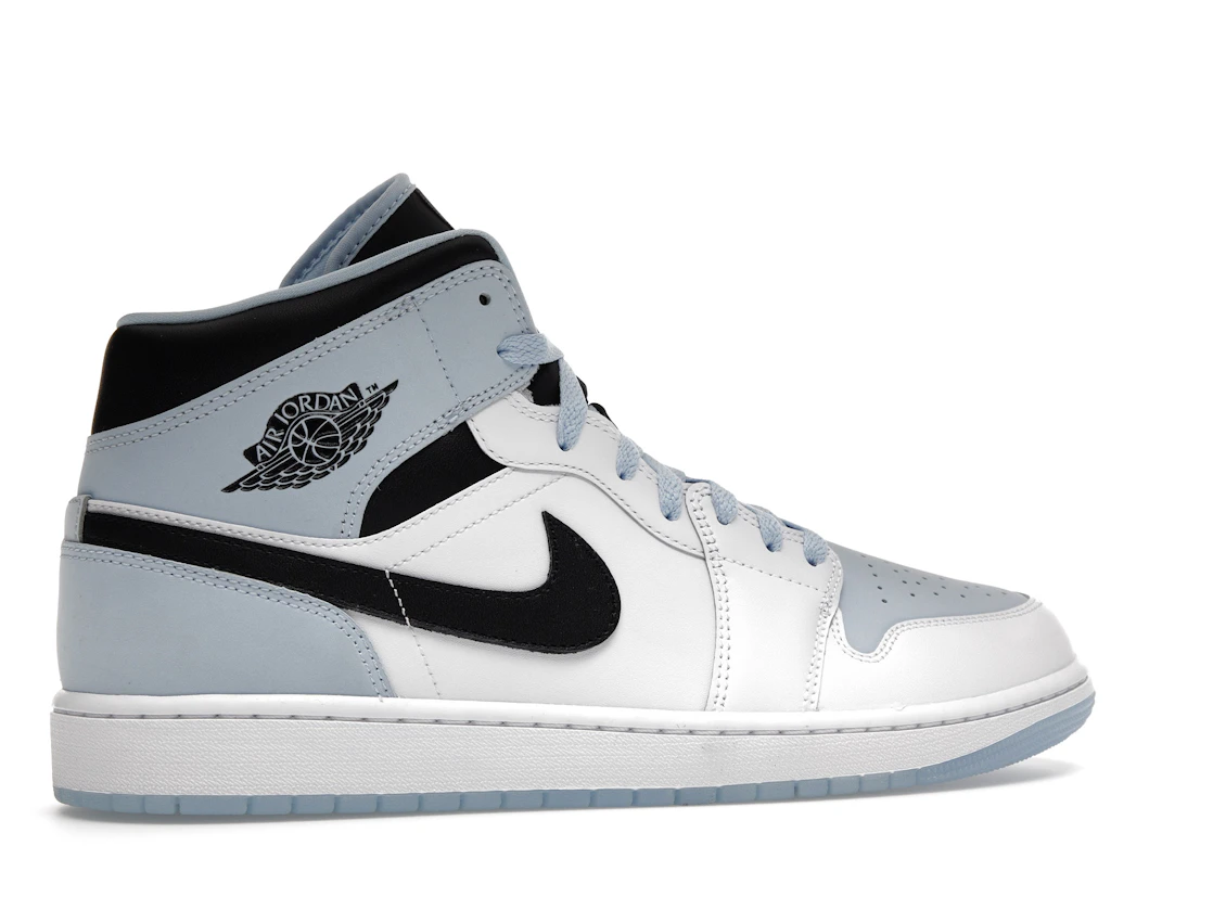 Vue 35 de Jordan 1 Mid SE Ice Blue (2023)