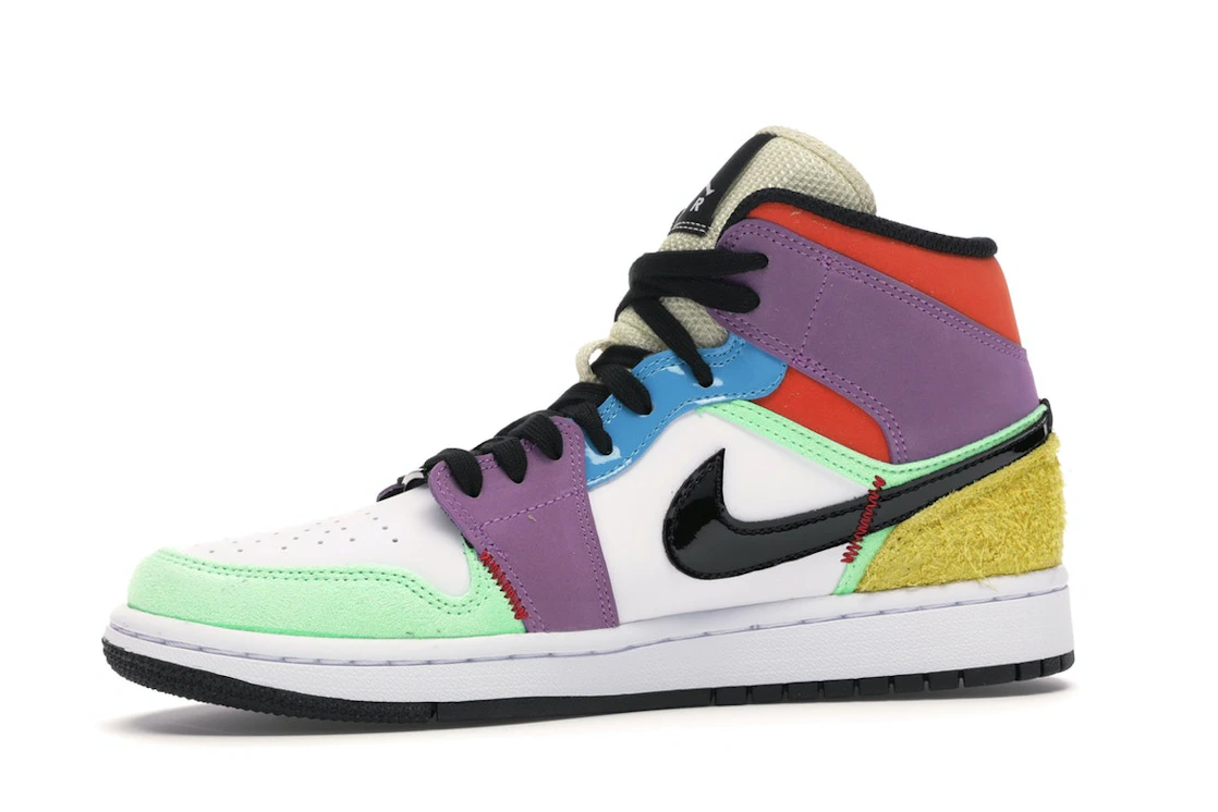 Vue 17 de Jordan 1 Mid SE Multi-Color 