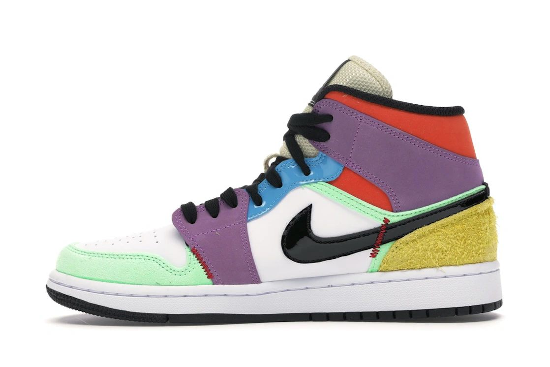 Vue 19 de Jordan 1 Mid SE Multi-Color 