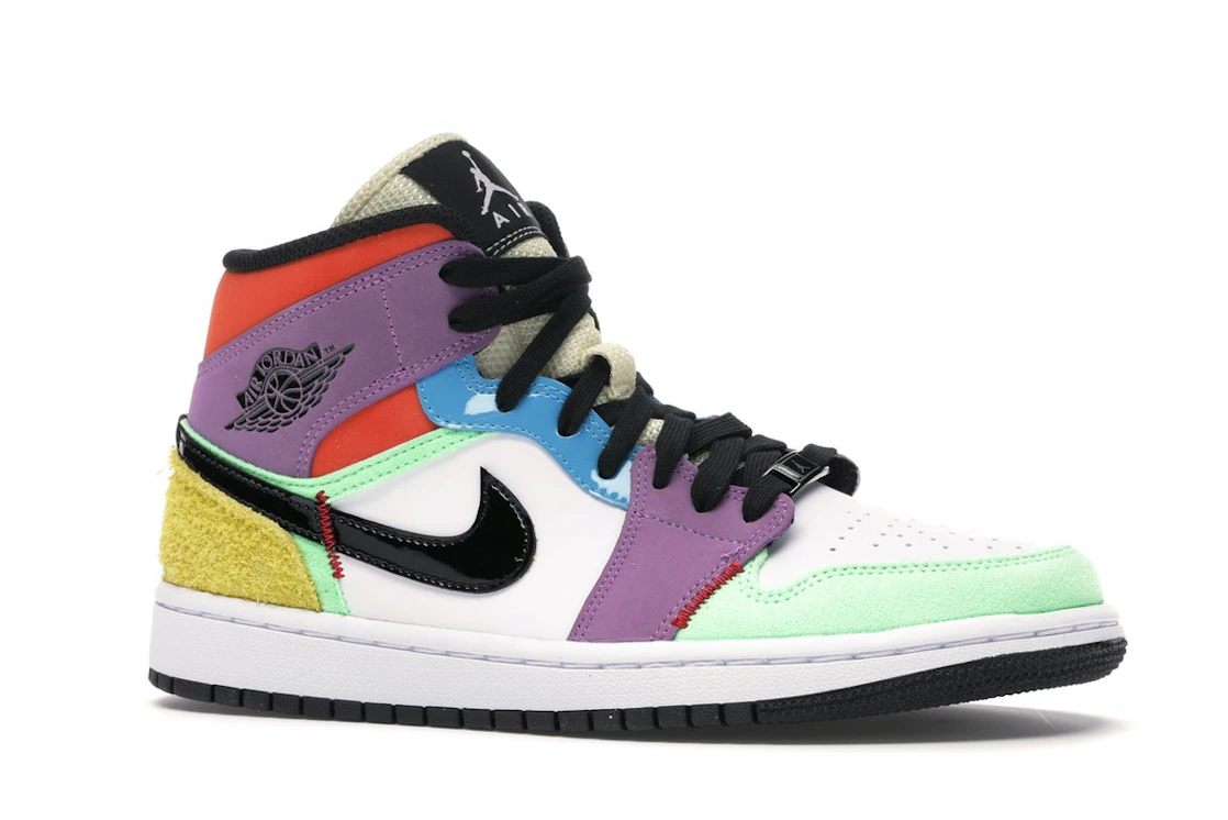 Vue 3 de Jordan 1 Mid SE Multi-Color 