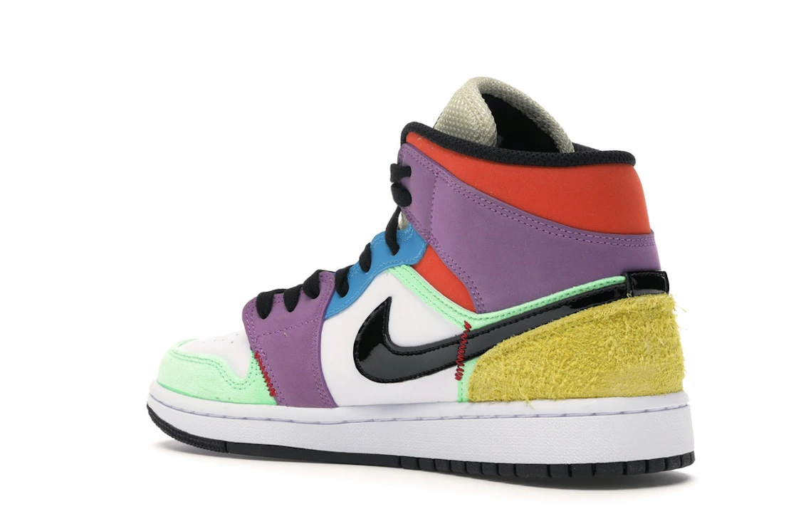 Vue 23 de Jordan 1 Mid SE Multi-Color 