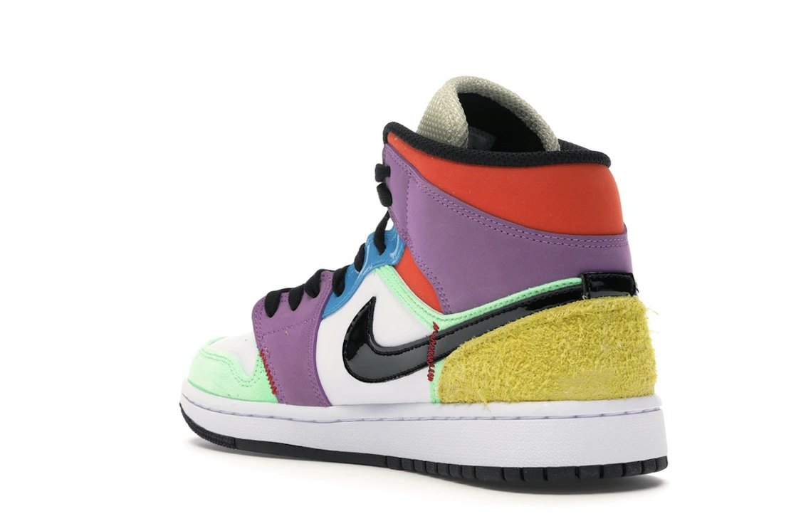 Vue 24 de Jordan 1 Mid SE Multi-Color 