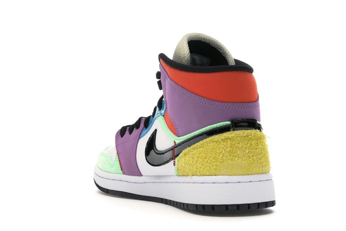 Vue 25 de Jordan 1 Mid SE Multi-Color 