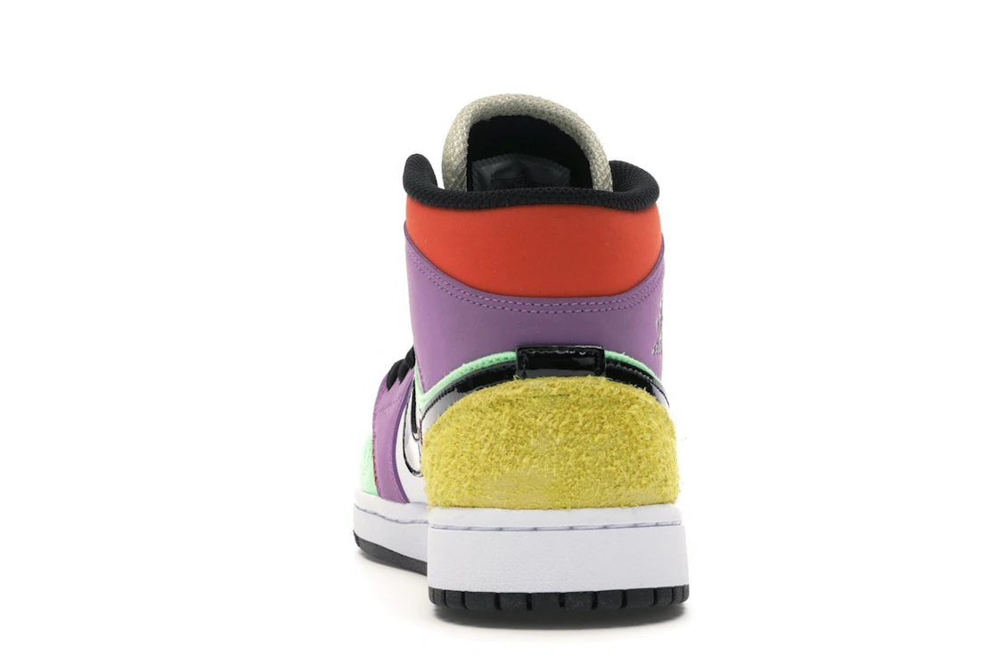 Vue 27 de Jordan 1 Mid SE Multi-Color 