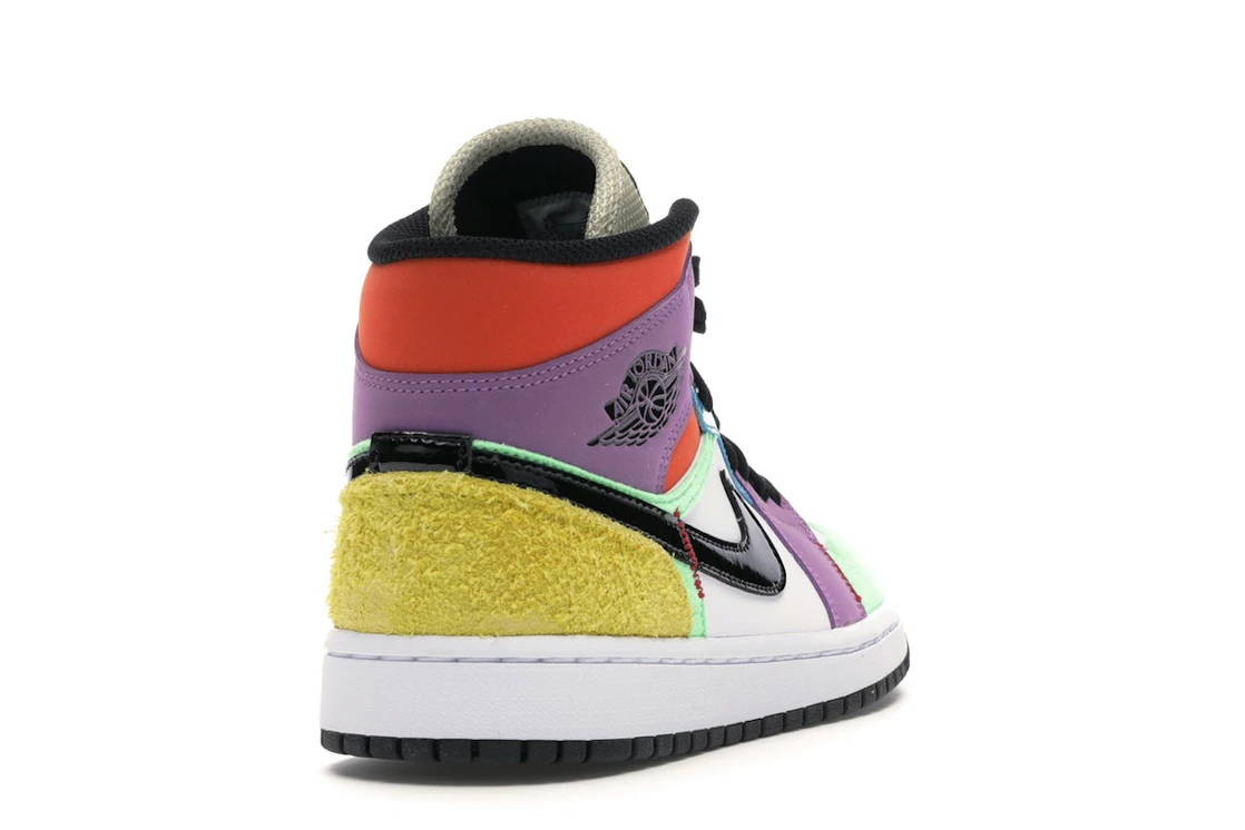 Vue 30 de Jordan 1 Mid SE Multi-Color 
