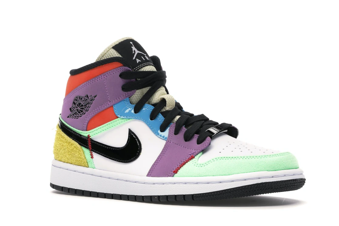 Vue 4 de Jordan 1 Mid SE Multi-Color 