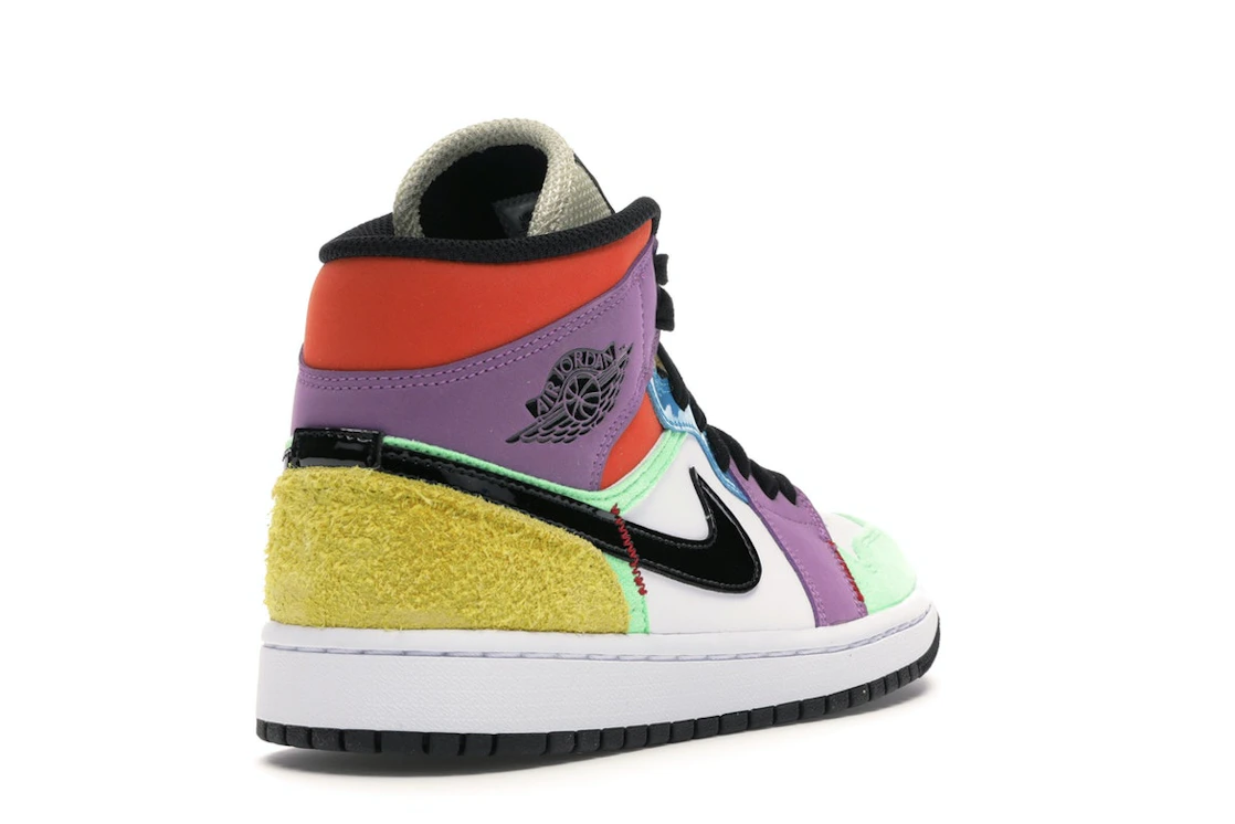 Vue 31 de Jordan 1 Mid SE Multi-Color 