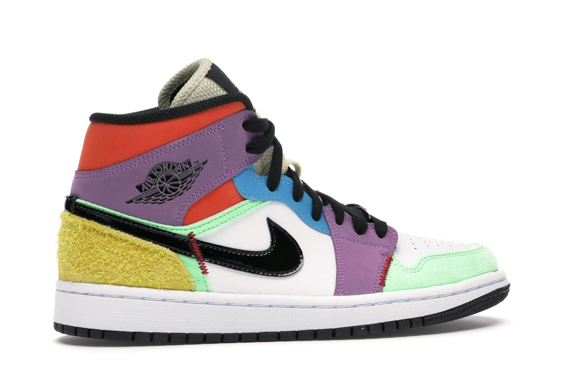 Vue 35 de Jordan 1 Mid SE Multi-Color 
