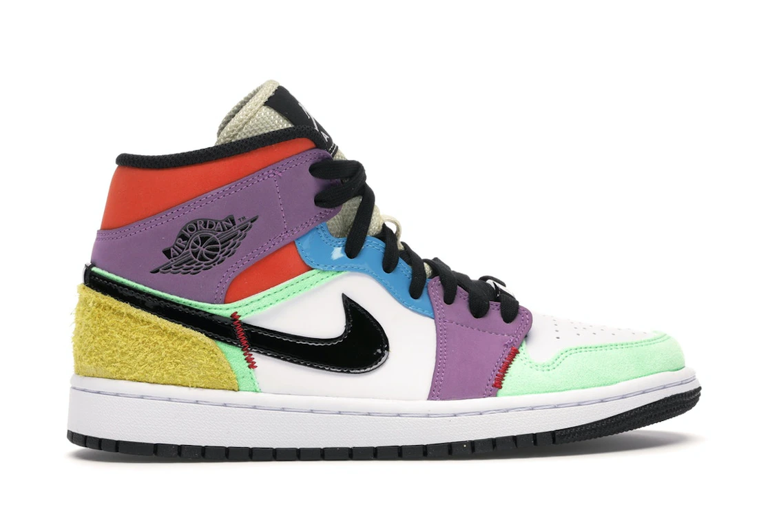 Vue 36 de Jordan 1 Mid SE Multi-Color 