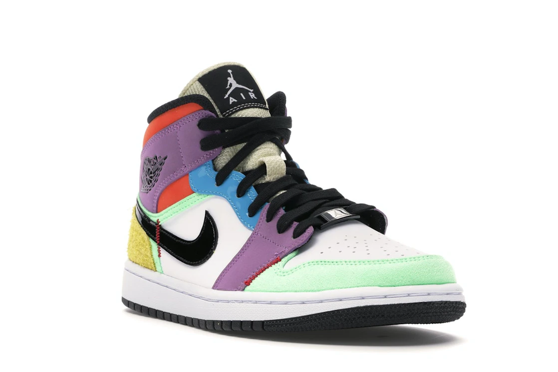 Vue 6 de Jordan 1 Mid SE Multi-Color 