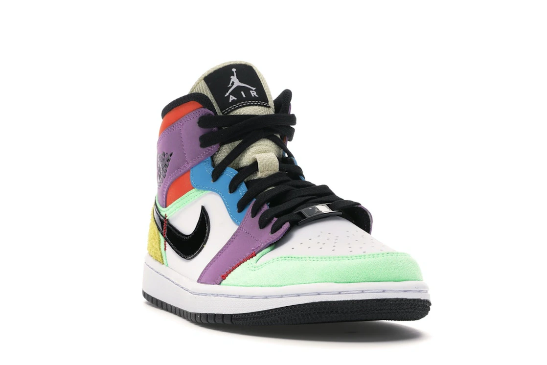 Vue 7 de Jordan 1 Mid SE Multi-Color 