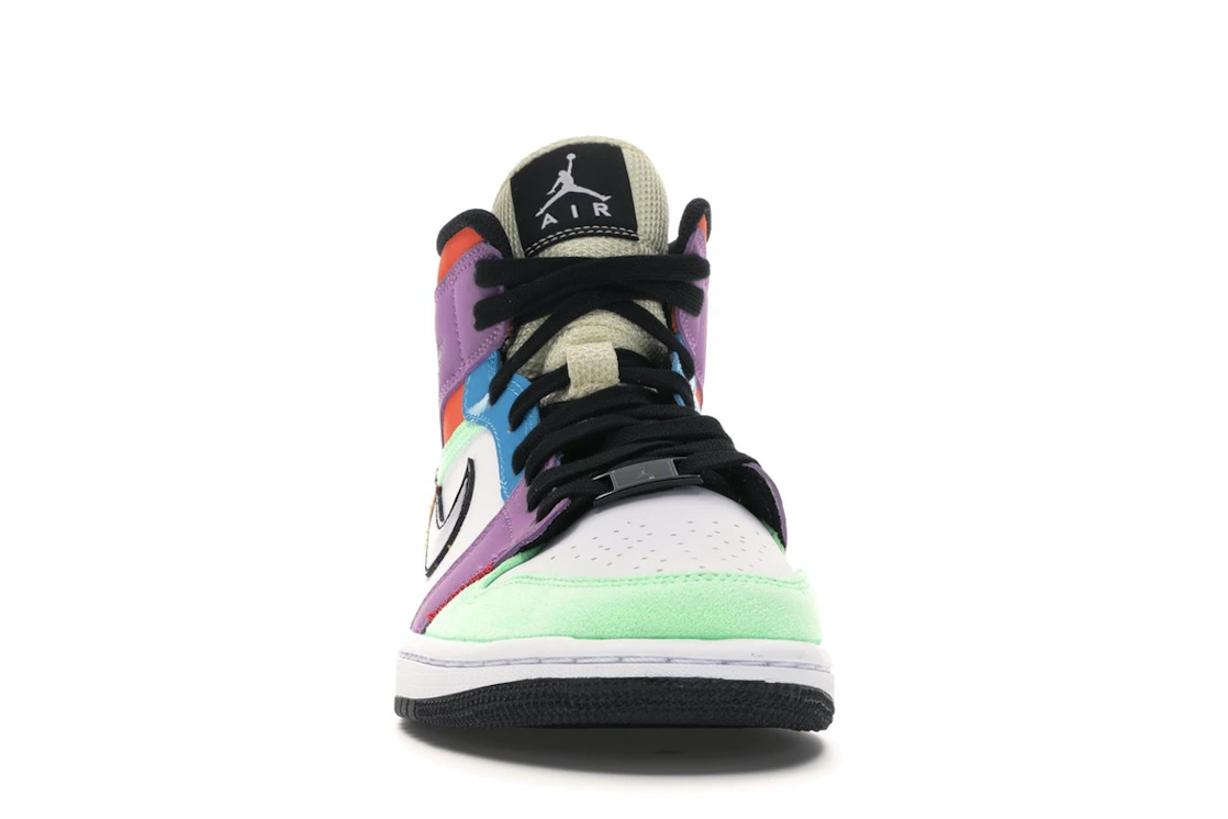 Vue 9 de Jordan 1 Mid SE Multi-Color 
