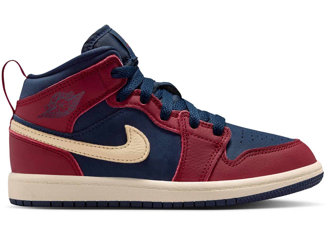 Jordan 1 Mid SE Team Red Pale Vanilla (PS)