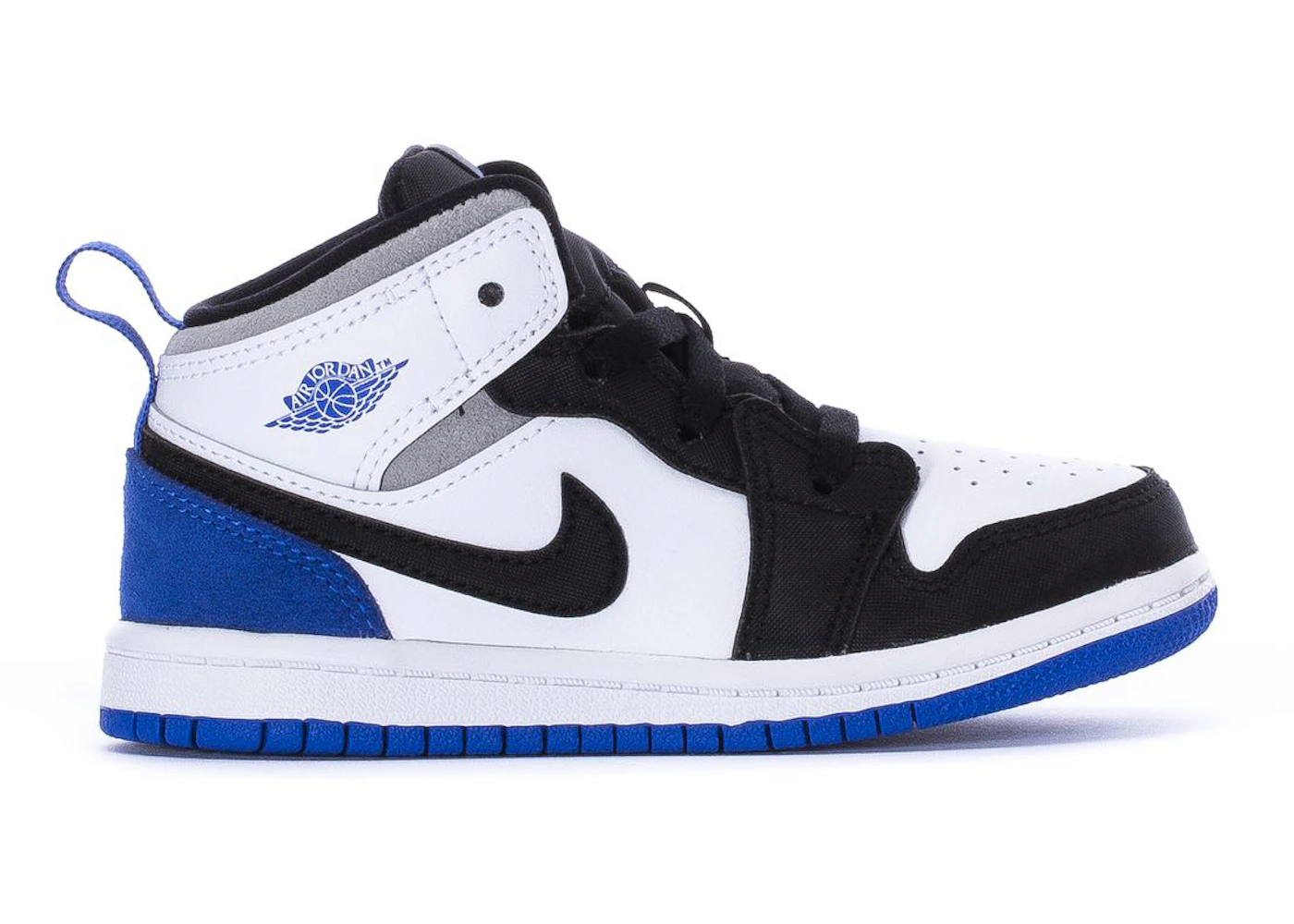 Jordan 1 Mid SE White Black Royal (TD)