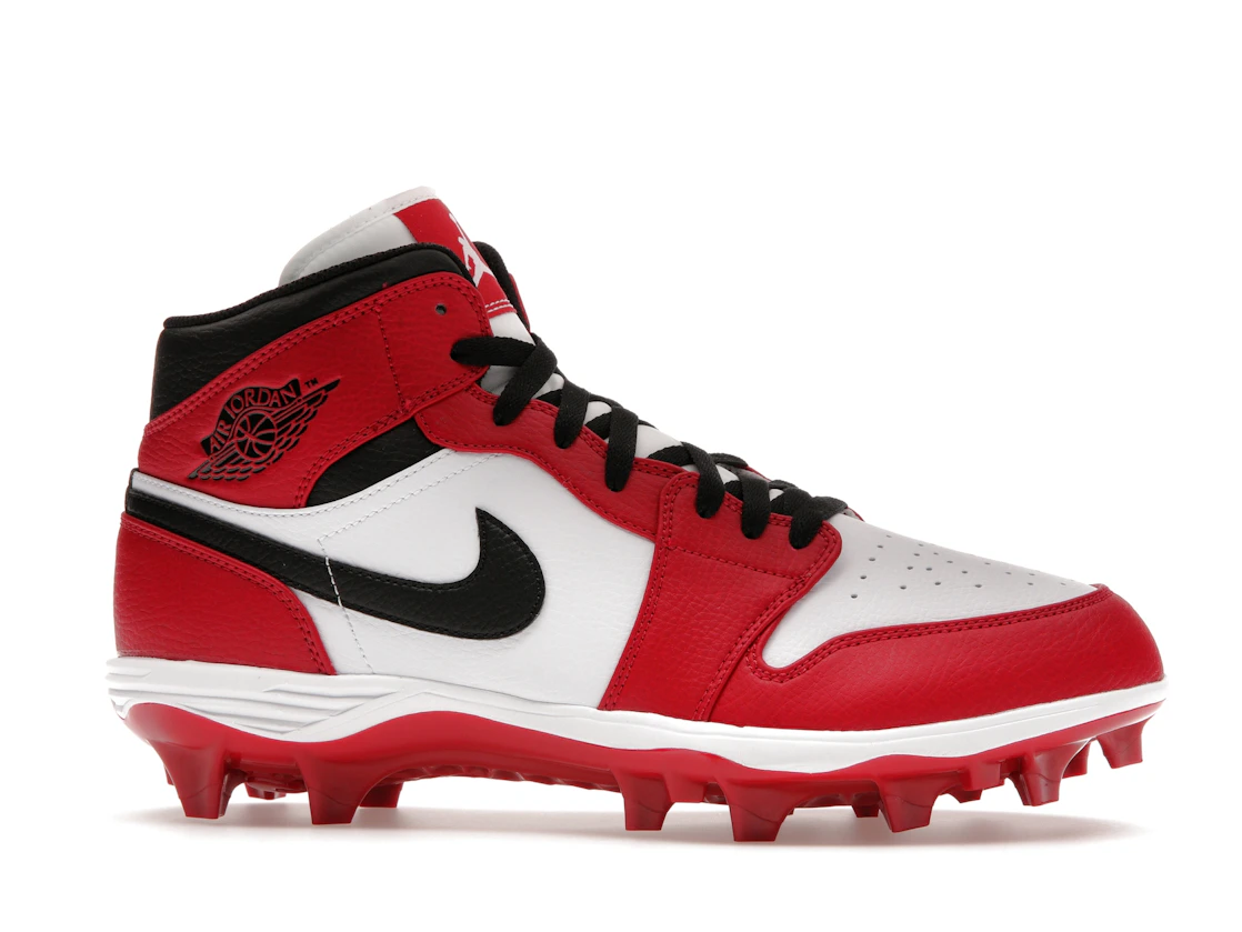 Vue 2 de Jordan 1 Mid TD Cleat Chicago (2023)