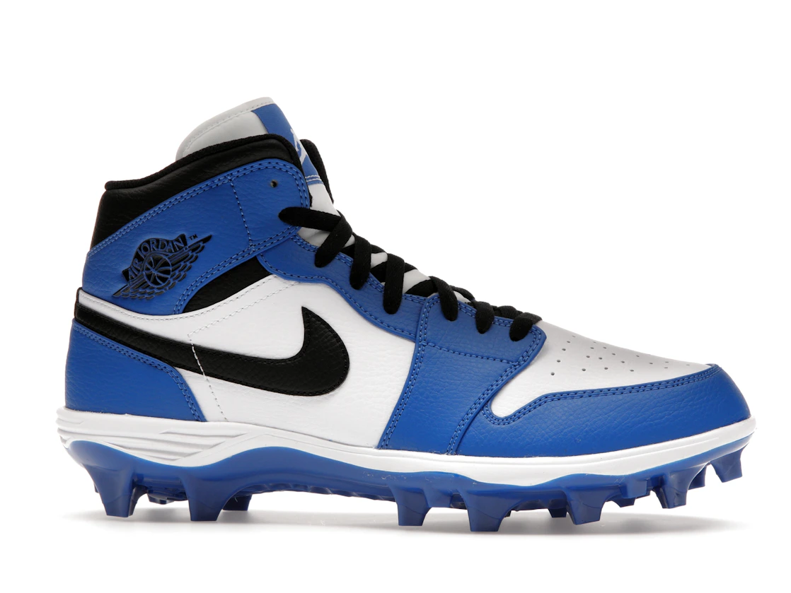 Vue 2 de Jordan 1 Mid TD Cleat Game Royal