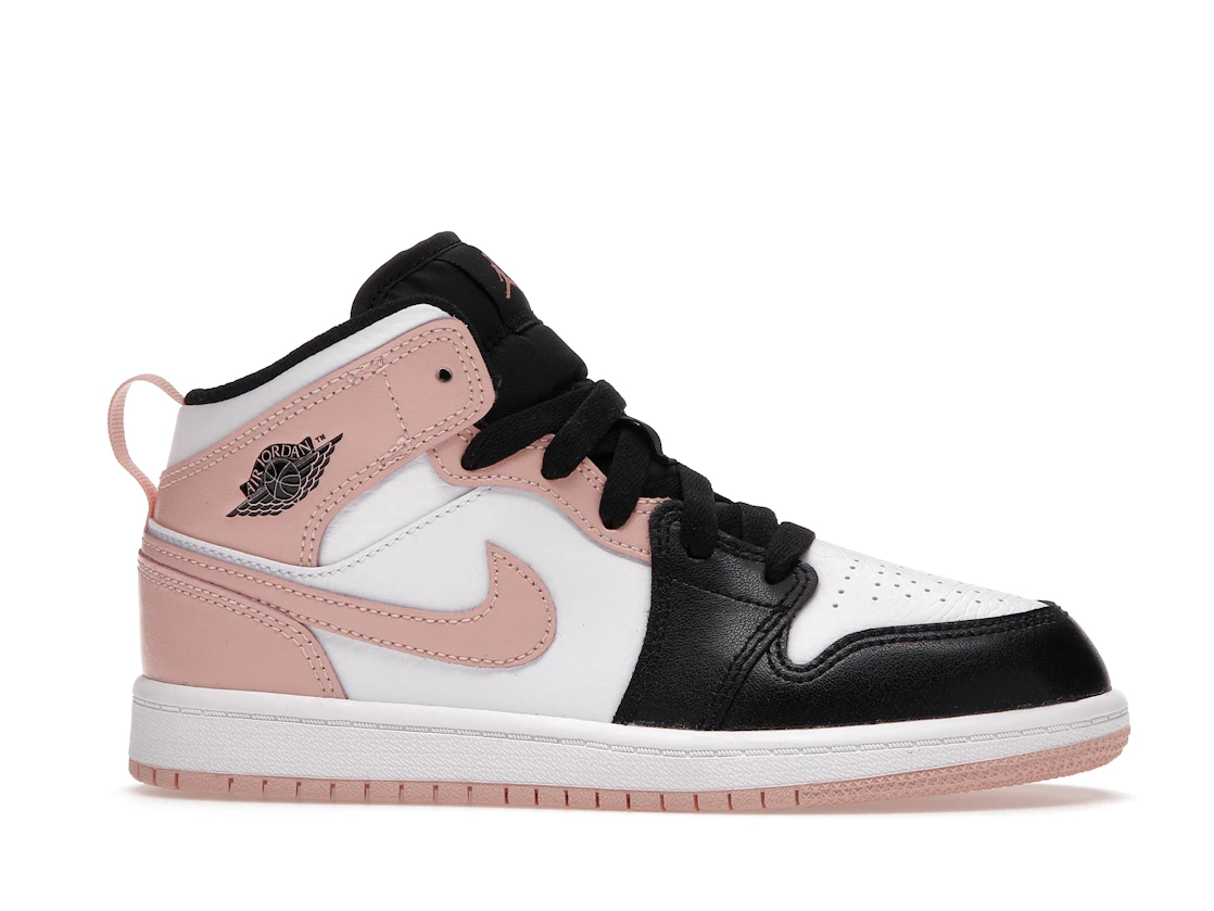 Vue 2 de Jordan 1 Mid Arctic Orange Black Toe (PS)