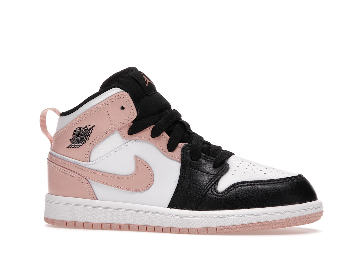 Vue 3 de Jordan 1 Mid Arctic Orange Black Toe (PS)