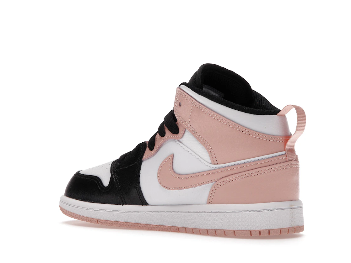 Vue 23 de Jordan 1 Mid Arctic Orange Black Toe (PS)