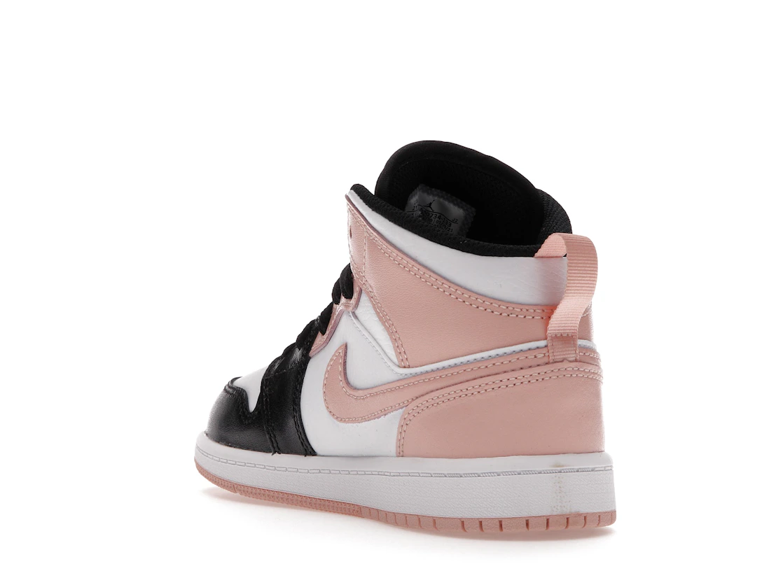 Vue 25 de Jordan 1 Mid Arctic Orange Black Toe (PS)
