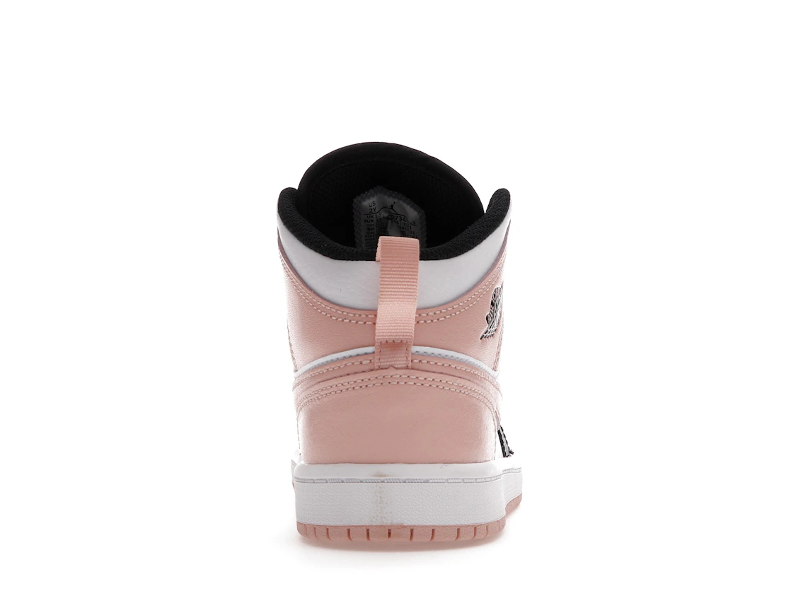 Vue 28 de Jordan 1 Mid Arctic Orange Black Toe (PS)