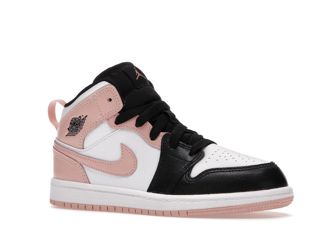 Vue 4 de Jordan 1 Mid Arctic Orange Black Toe (PS)