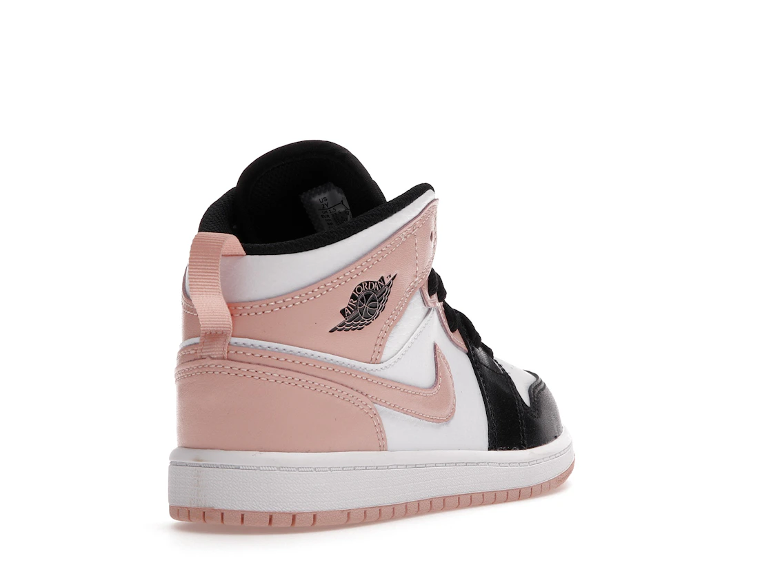 Vue 31 de Jordan 1 Mid Arctic Orange Black Toe (PS)